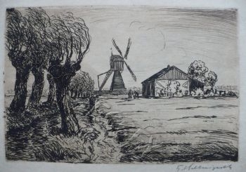 Wierzby nad kanałem, 1924r