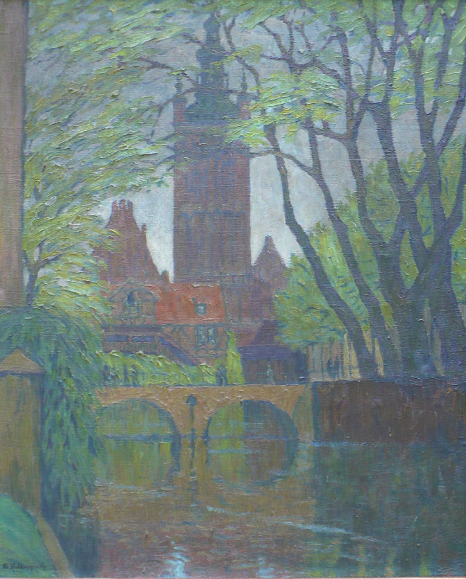 "Kościół św. Katarzyny",olej