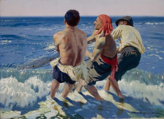 Rybacy neapolitańscy, ok. 1915, Muzeum Narodowe w Krakowie